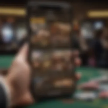 Visual representation of betting options available in the app