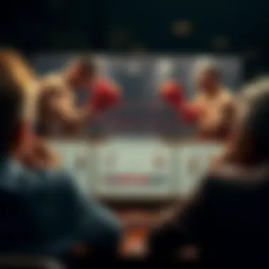 Boxing Techniques Analysis Strategic analysis of boxing techniques illustrated on a board