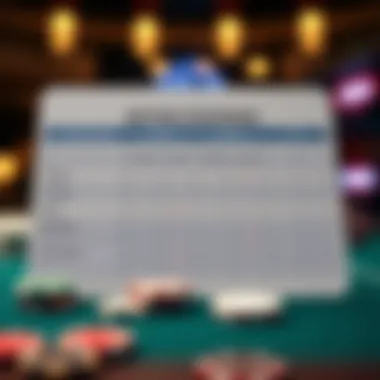 Chart comparing different betting strategies for the Super Bowl