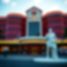 Exterior view of Borgata Casino showcasing its grand architecture
