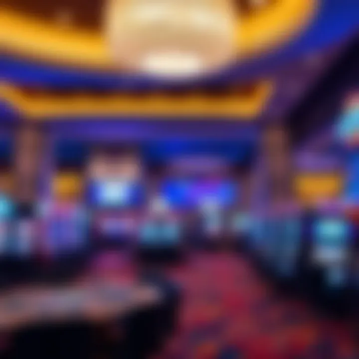 Interior view of a Boyd Gaming casino showcasing modern design