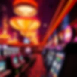 Bingo hall interior showcasing vibrant atmosphere