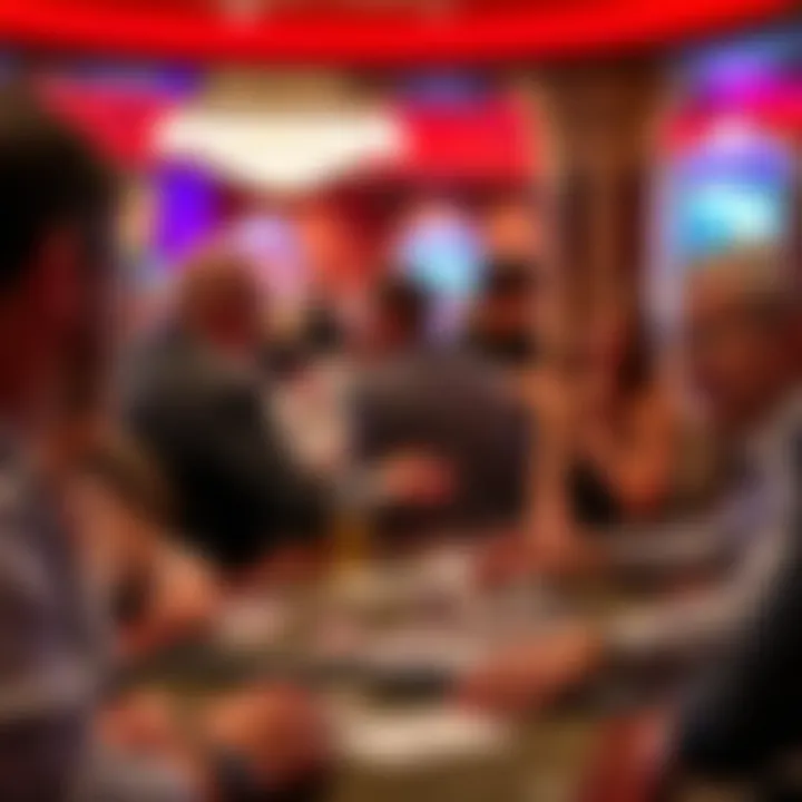 Engagement and Excitement in Gameplay Players engaging in a game of bingo with excitement