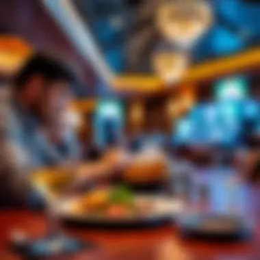 Gourmet dining experience available within the casino