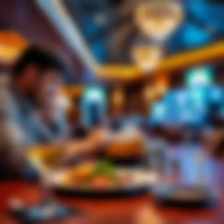 Gourmet dining experience available within the casino