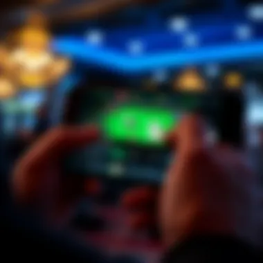 User Experience on Caesars Sportsbook App User interface of Caesars Sportsbook app on mobile device