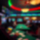 A modern sportsbook environment showcasing betting technology