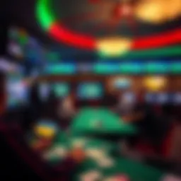 A modern sportsbook environment showcasing betting technology