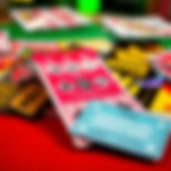 Diverse Scratch-Off Ticket Options Diverse selection of scratch-off lottery tickets