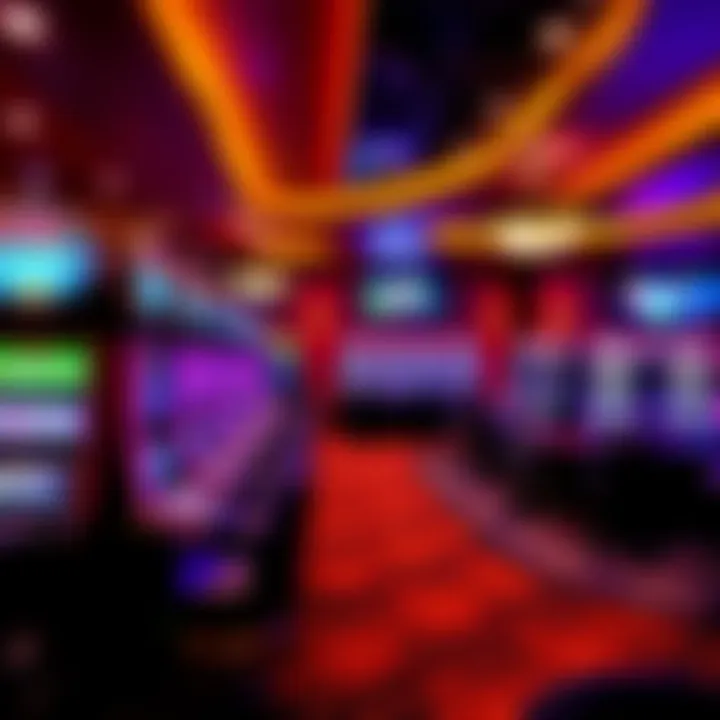 Innovative Gaming Experience at Circa Interior gaming area featuring innovative slot machines and table games