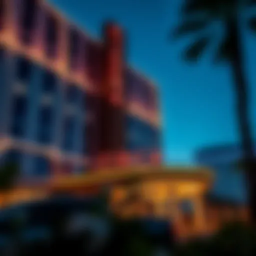 Exterior view of Circa Hotel & Casino showcasing its modern architecture