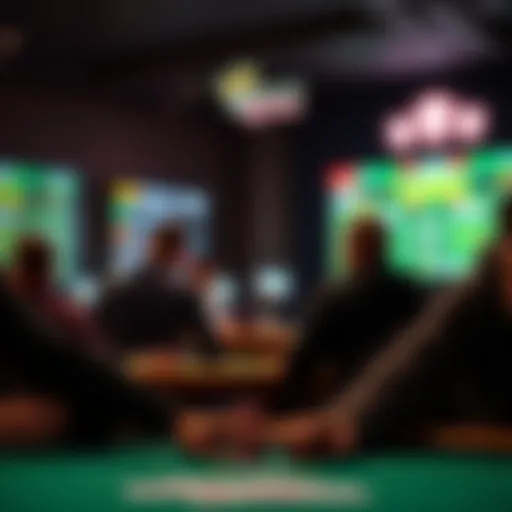 Illustration showcasing DraftKings' innovative technology in sports betting.