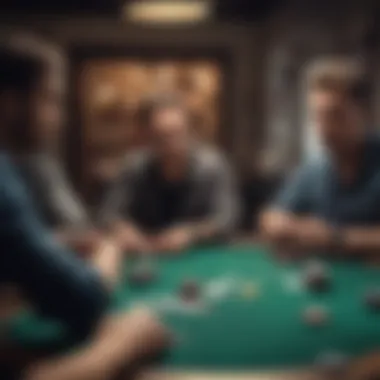 Intense Poker Practice Session Intense poker practice session with friends