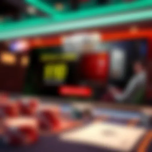 A virtual casino interface showcasing $10 deposit options