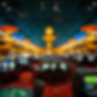 Experience the Thrill of Gaming Interior view of a bustling casino floor