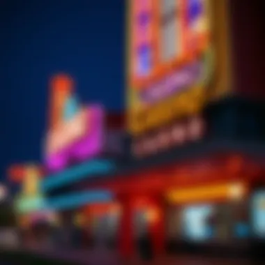 The Allure of Albuquerque's Casinos Vibrant casino exterior showcasing neon lights