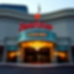 Exterior view of Ameristar Casino showcasing its vibrant entrance