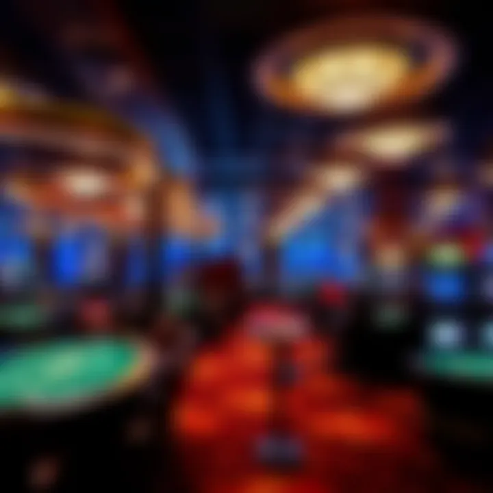 Gaming floor filled with a variety of gaming tables and slot machines