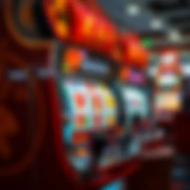 A vibrant illustration of a traditional Asian slot machine featuring cultural motifs