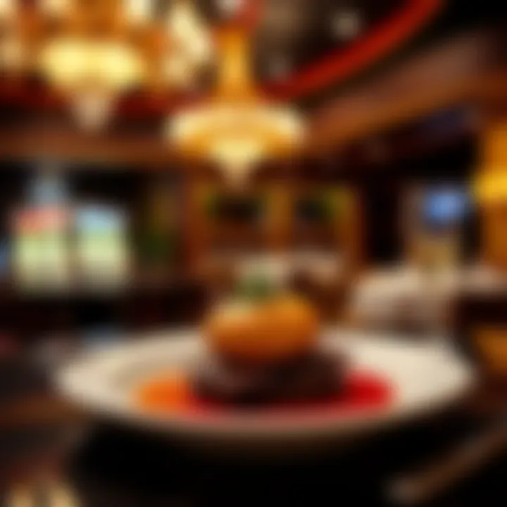 Culinary Delights at Bally's Casino Gourmet dining experience featuring an exquisite dish at Bally's