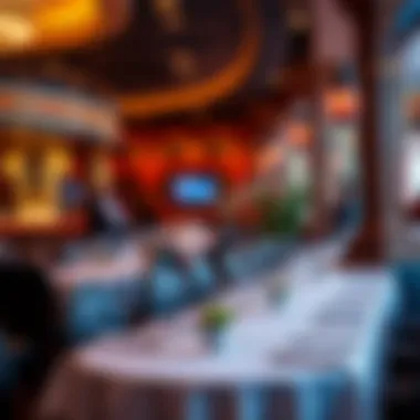 Charming Atmosphere for Dining in Biloxi Elegant dining setting with vibrant ambiance