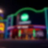 Vibrant Atmosphere of Bet MGM Casino Exterior view of Bet MGM Casino NJ showcasing its vibrant atmosphere