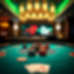 Virtual Caribbean Poker Table