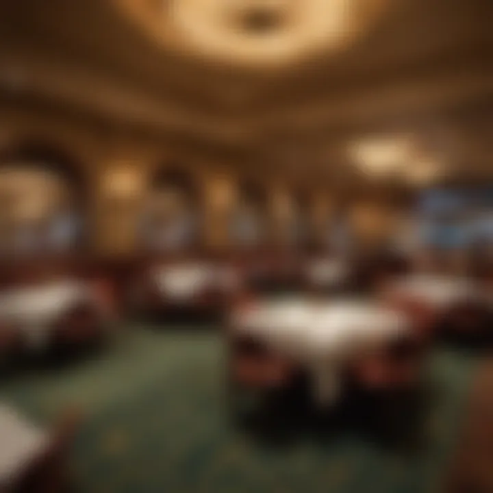 Dining area at Colorado Belle Casino Resort with beautifully presented dishes