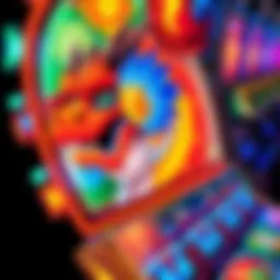 Intricate design of the Dragon Spin Slot Machine showcasing vibrant colors and dynamic symbols