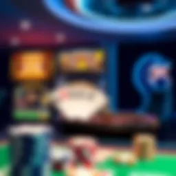 Showcasing various online casino games interface