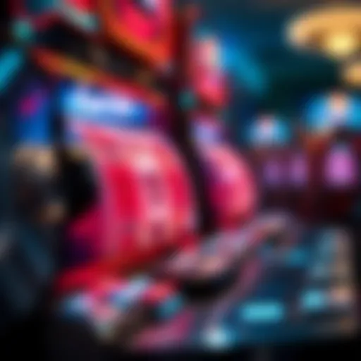 An abstract representation of slot machine mechanics