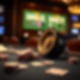 Exciting depiction of free spins in online gambling