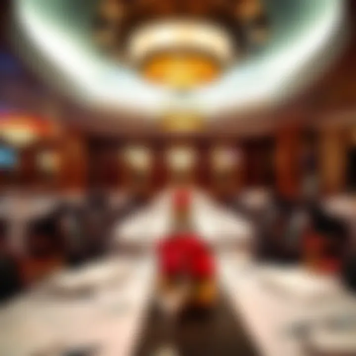 Luxurious dining area at Isla Capri Casino with exquisite decor
