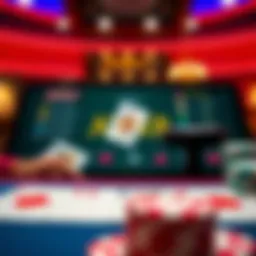 Joker Poker game interface showcasing cards and joker