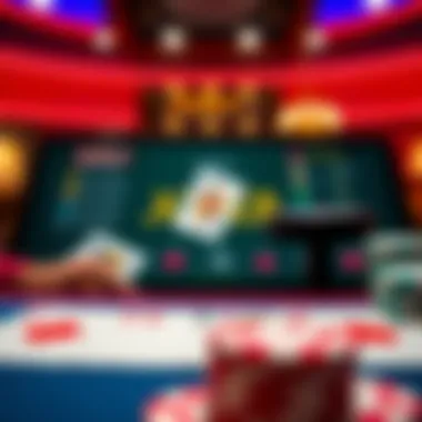 Joker Poker game interface showcasing cards and joker