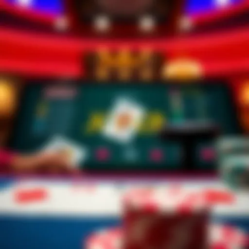 Joker Poker game interface showcasing cards and joker