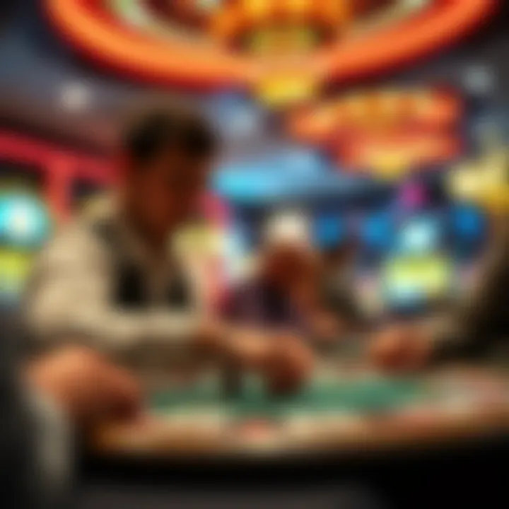 Visual of gaming strategies in action