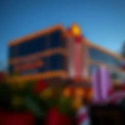 Outdoor view of Mohegan Sun Casino Wilkes Barre showcasing its architectural elegance