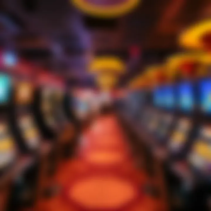 The Slot Machine Experience in Casinos Overview of a casino floor filled with slot machines