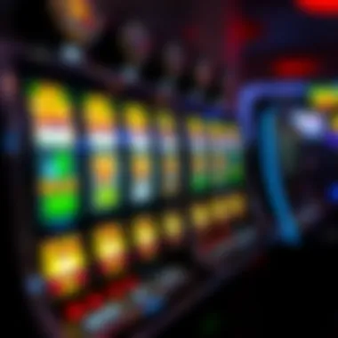 Modern Video Slot Machine Technology Close-up of a modern video slot machine