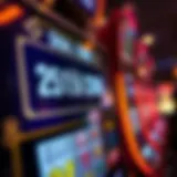 Promo code for quick hit slots displayed on a digital screen