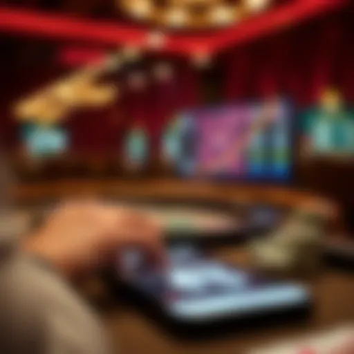 Virtual casino experience on mobile