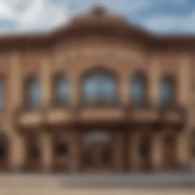 Exterior view of a historic casino in Deadwood, showcasing its architectural charm