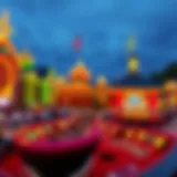 A panoramic view of a popular casino in Sweden showcasing its vibrant architecture