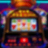 Visual representation of the Five Treasures slot machine's interface