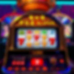 Visual representation of the Five Treasures slot machine's interface