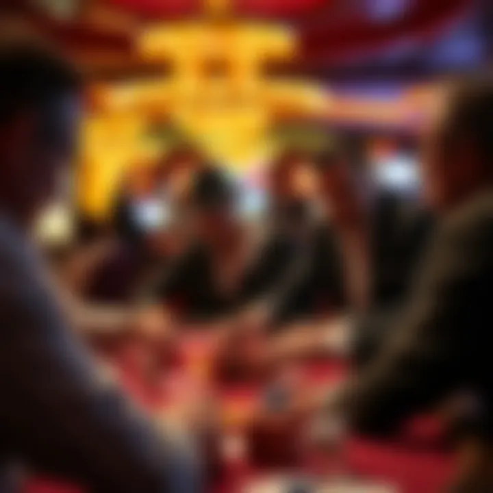 High-Stakes Poker Match Strategic gameplay in action during a high-stakes poker match