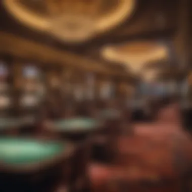 Luxurious casino environment showcasing decor