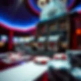 Illustration showcasing the intricate design of platinum casino slots.