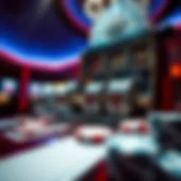 Illustration showcasing the intricate design of platinum casino slots.